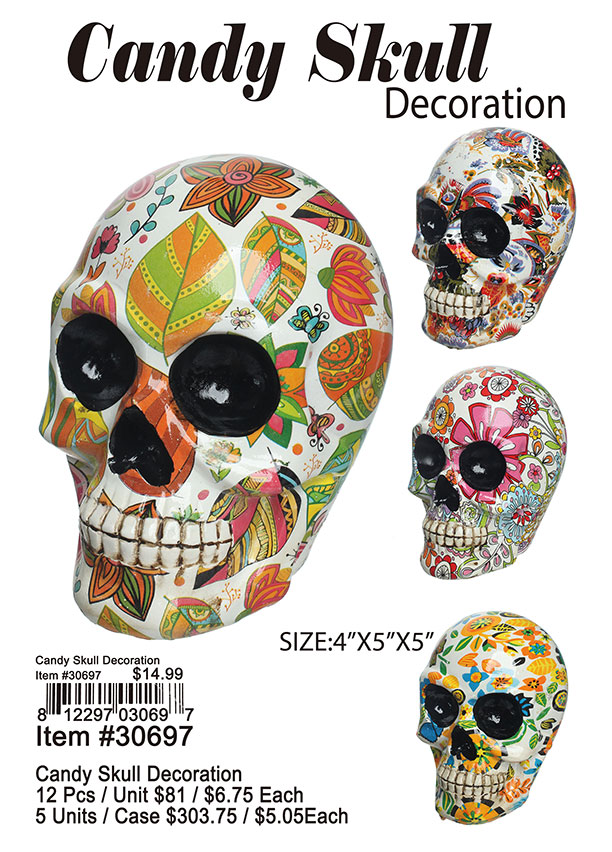 Candy Skull Decoration