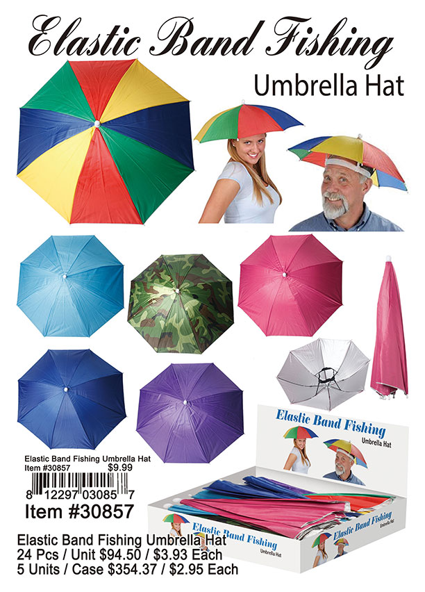 Elastic Band Fishing Umbrella Hat