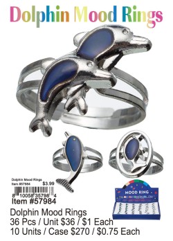 Dolphin Mood Rings