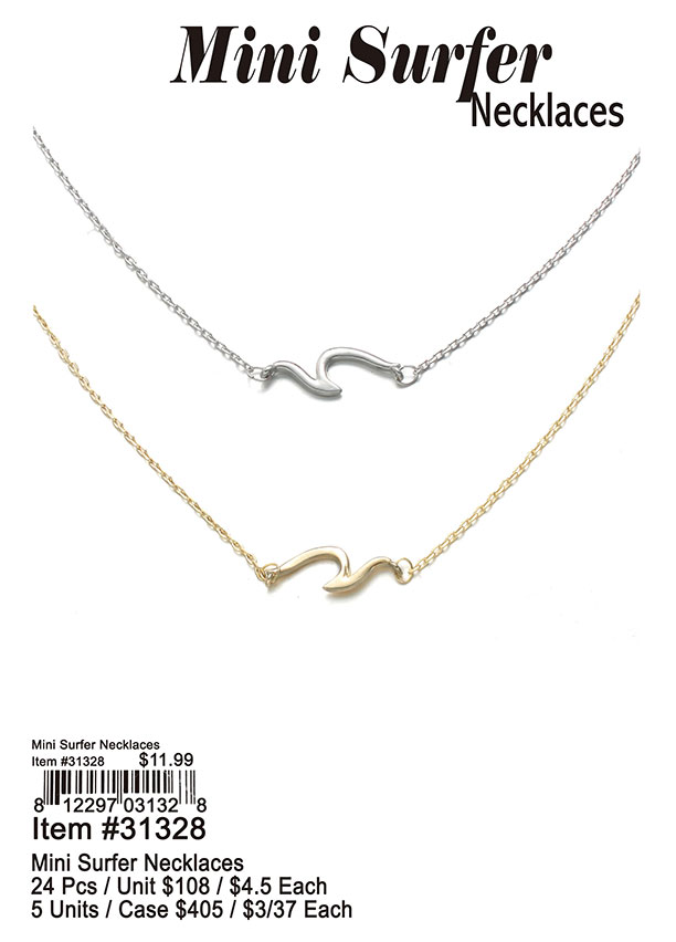 Mini Wave Necklaces
