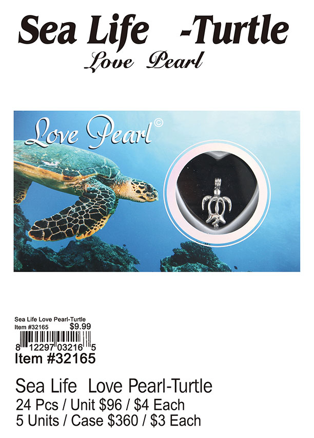 Sea Life Love Pearl-Turtle