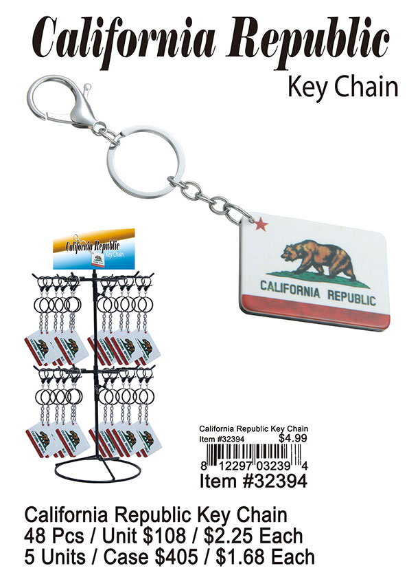 California Republic Keychain