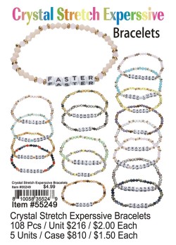 Crystal Stretch Experssive Bracelets