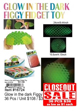 Glow in the Dark Figgy Fidget Toy