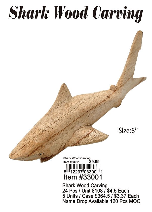 Shark Wood Carving