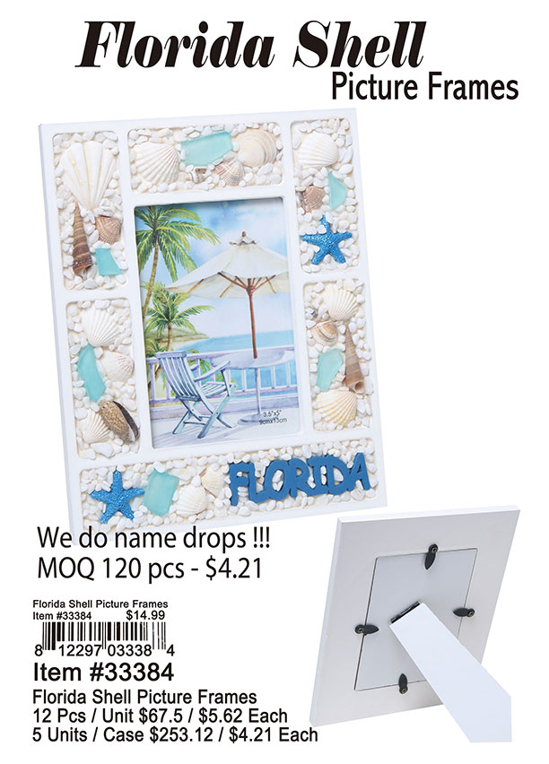 Florida Shell Picture Frames