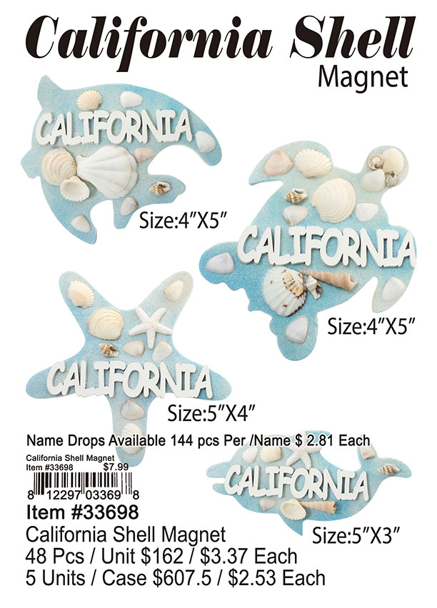 California Shell Magnet
