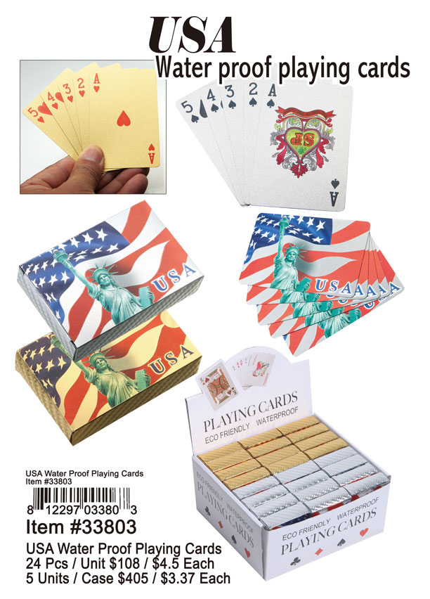 USA Water Proof Playing Cards