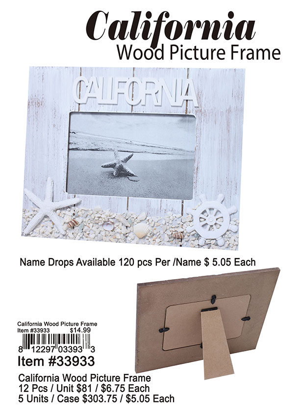 California Wood Picture Frame