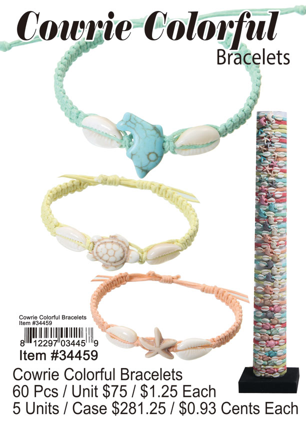 Cowrie Colorful Bracelets