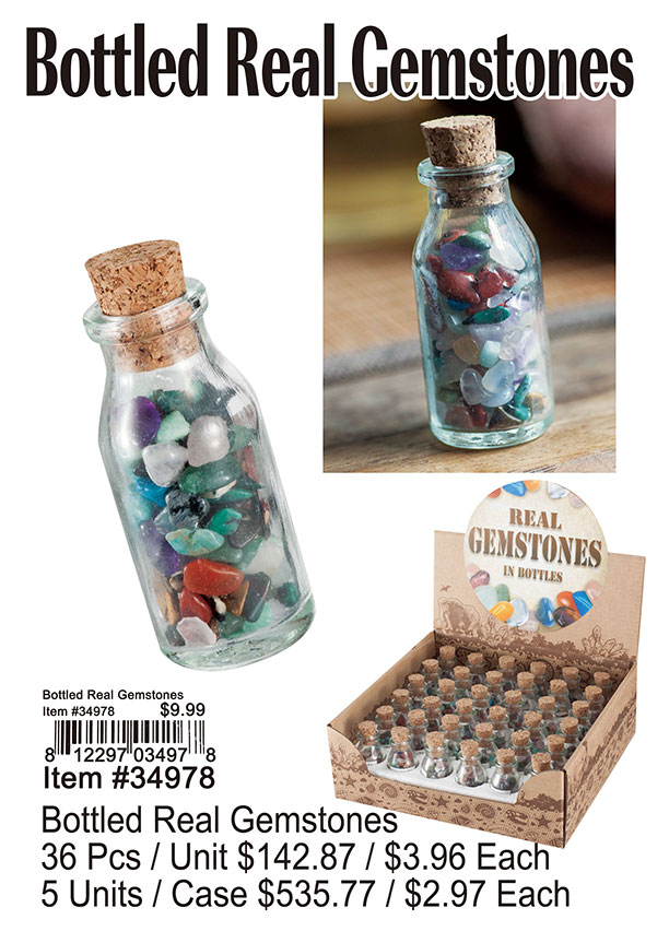 Bottled Real Gemstones