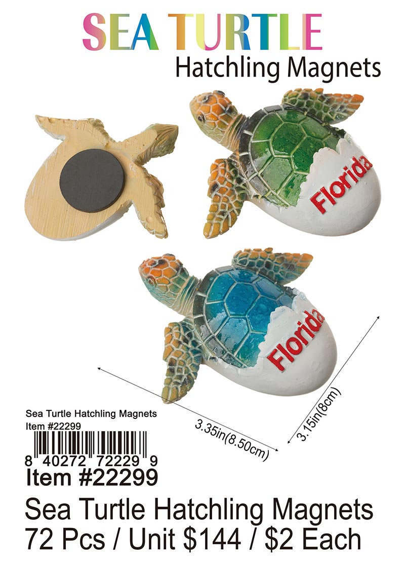 Sea Turtle Hatchling Magnets