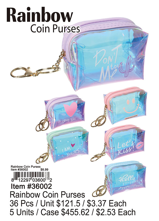 Rainbow Coin Purses