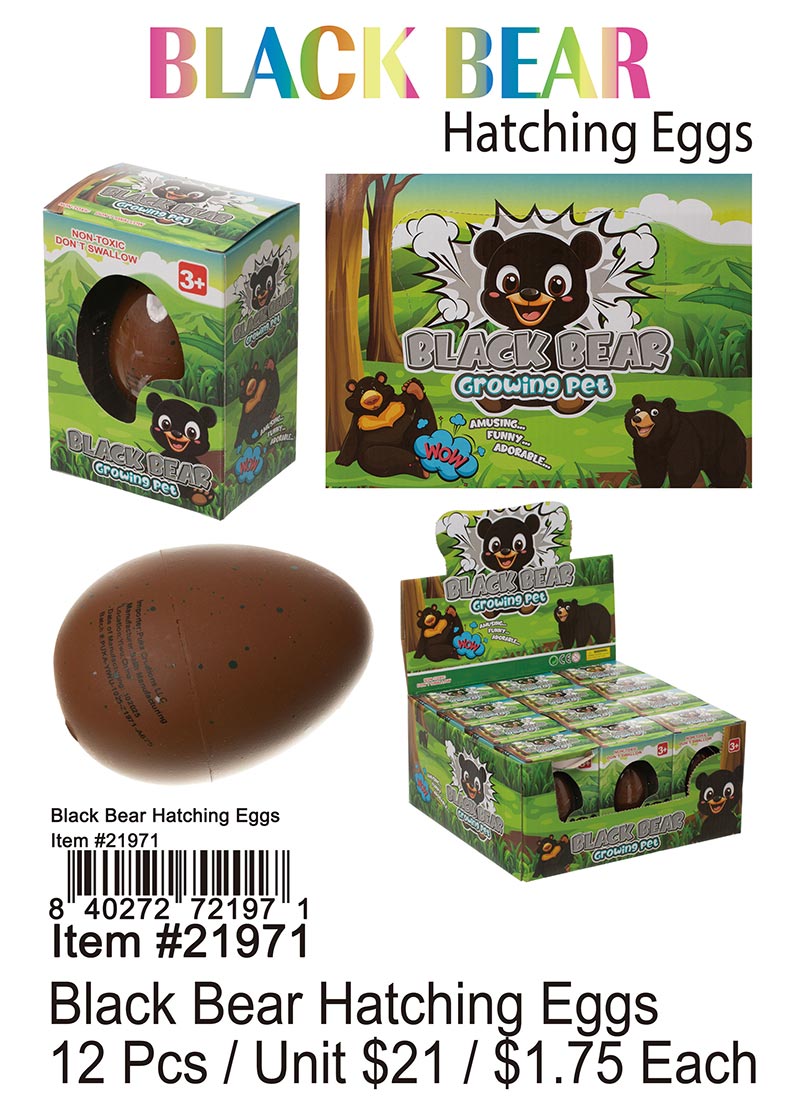 Black Bear Hatching Eggs