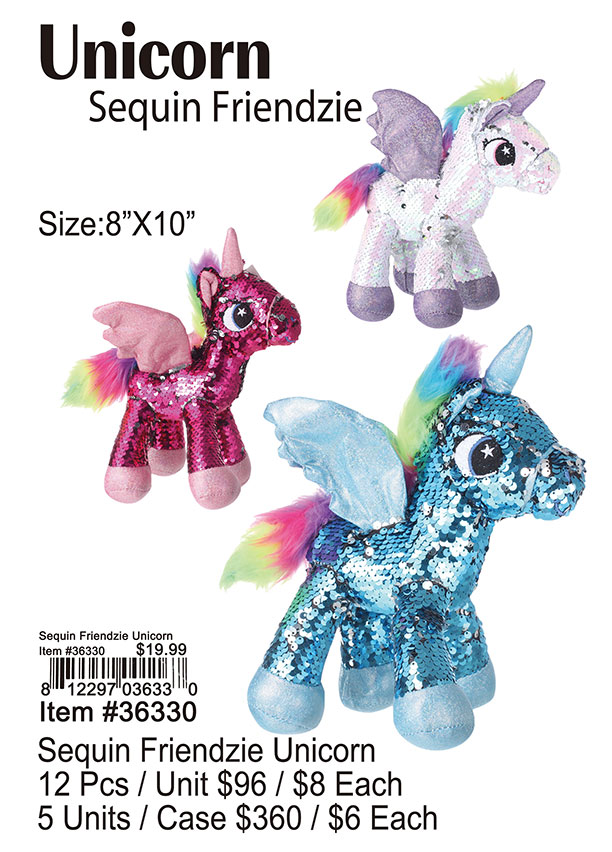 Sequin Friendzie Unicorn