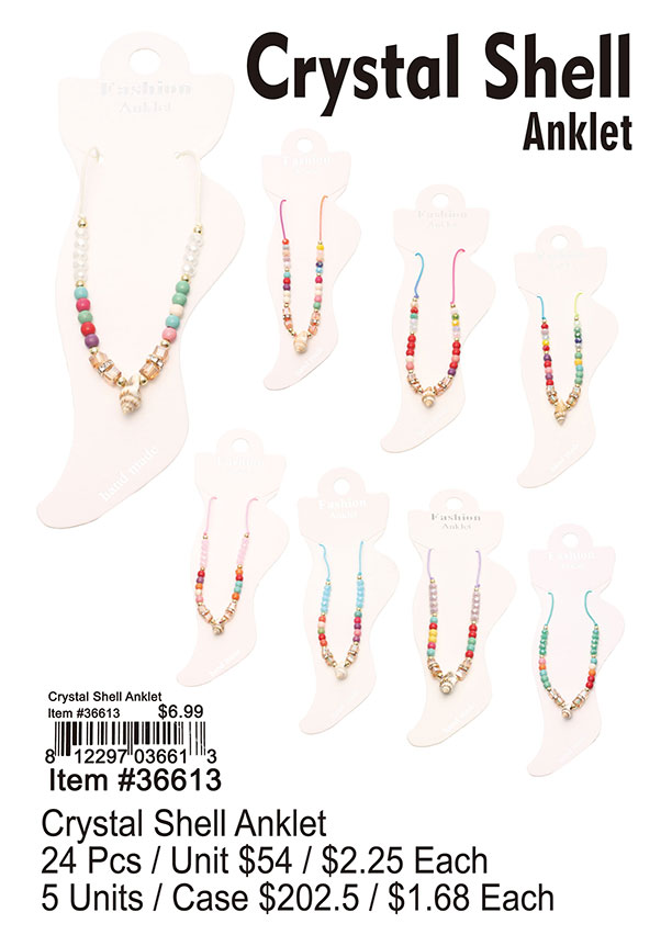 Crystal Shell Anklet