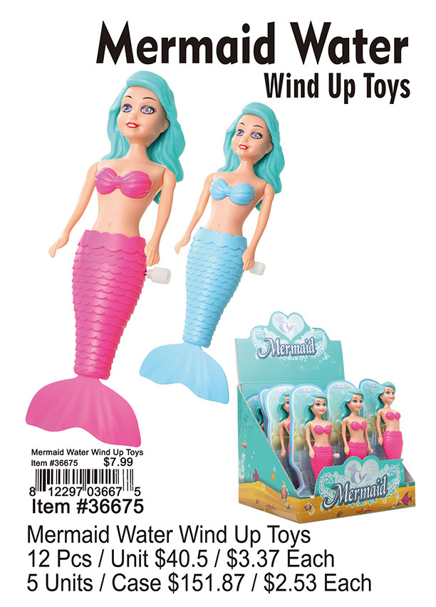 Mermaid Water Wind Up Toys
