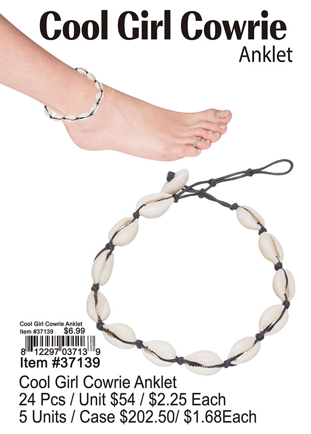Cool Girl Cowrie Anklet