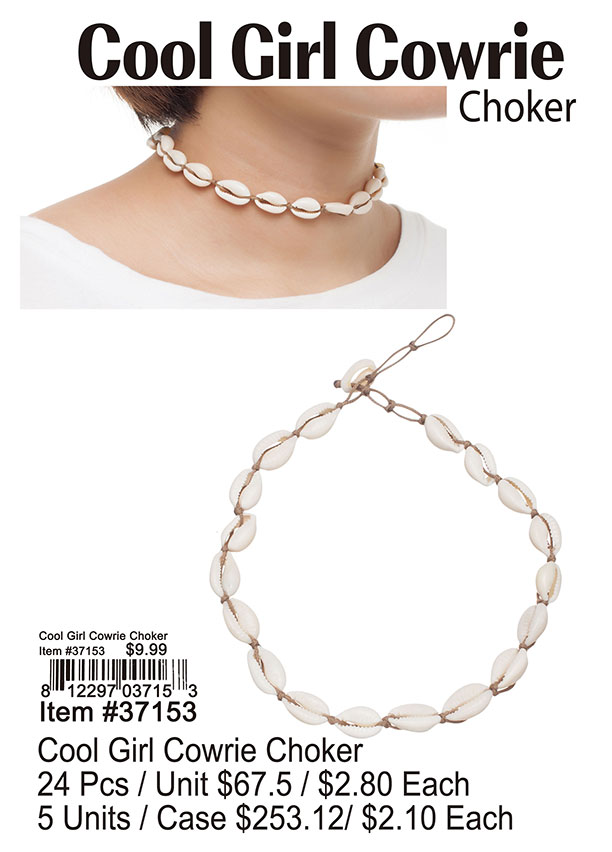 Cool Girl Cowrie Choker