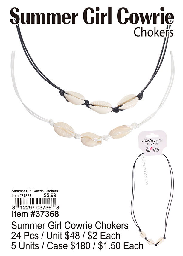 Summer Girl Cowrie Chokers