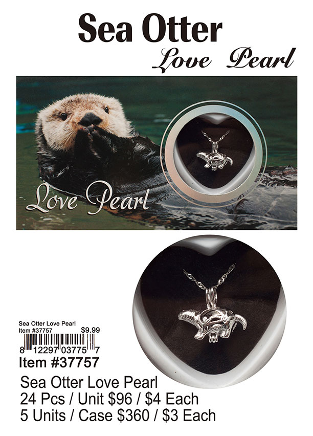 Sea Otter Love Pearl