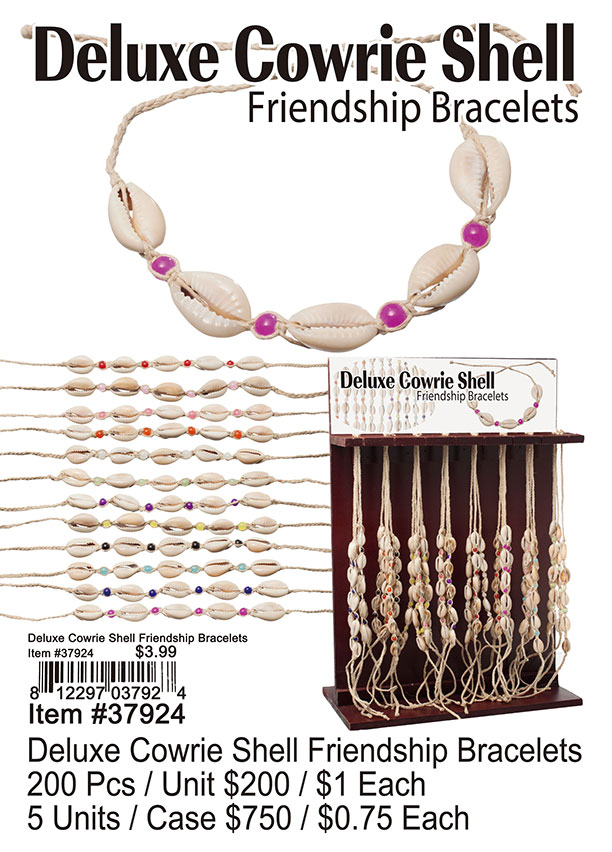 Deluxe Cowrie Shell Friendship Bracelets