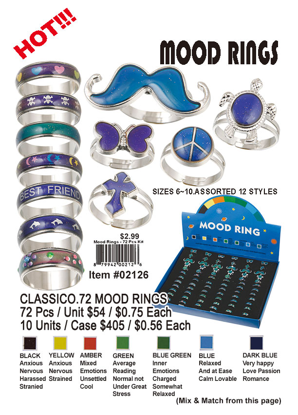 Classico 72 Mood Rings