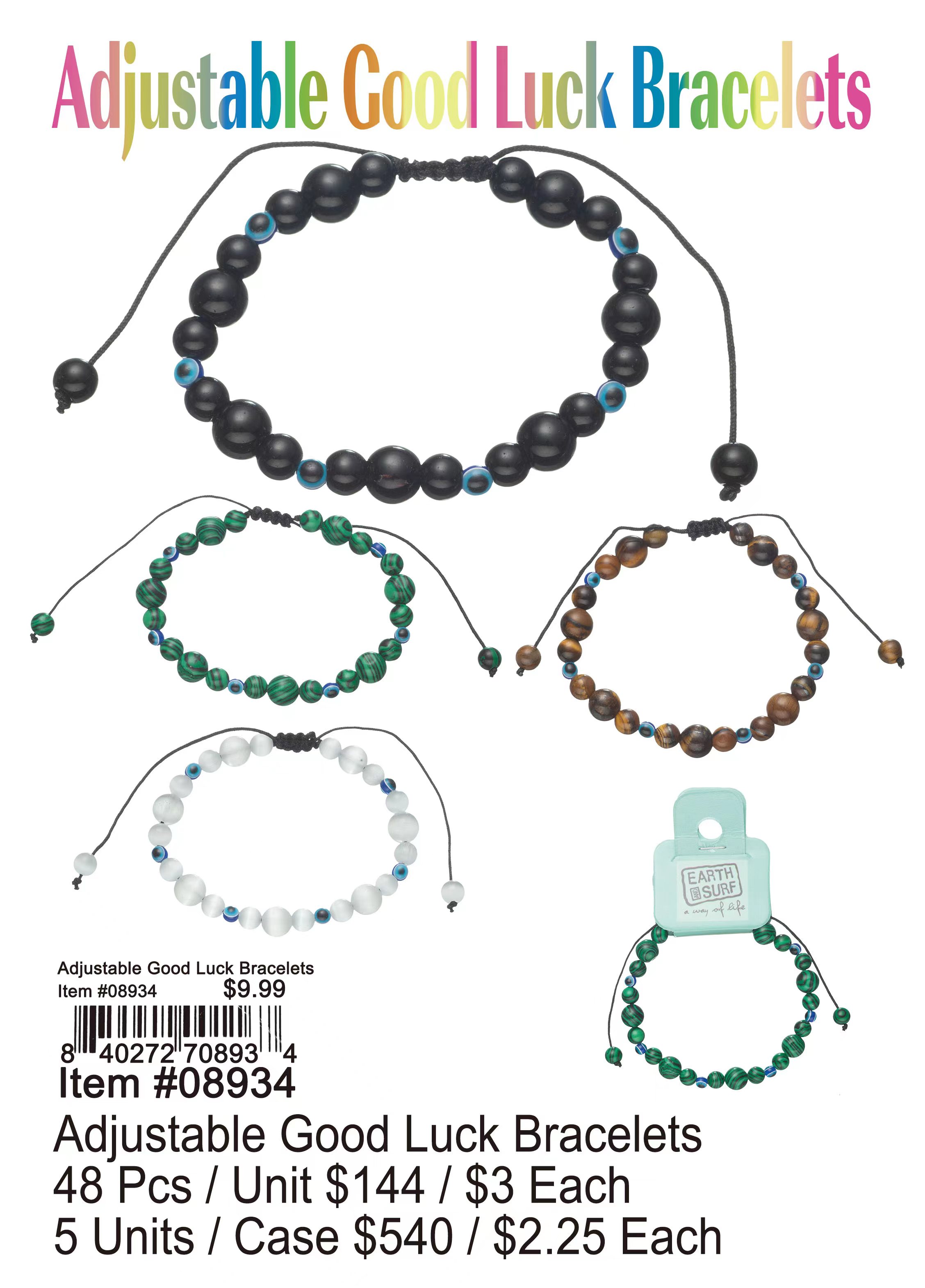 Adjustable Good Luck Bracelets