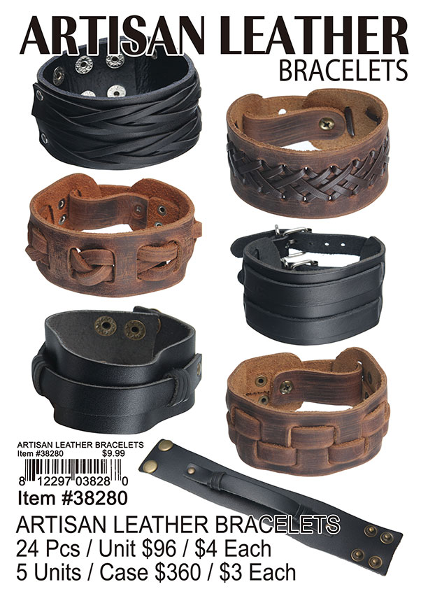 Artisan Leather Bracelets