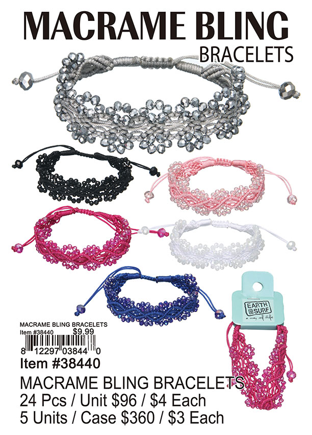 Marcrame Bling Bracelets