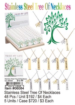 Stainless Steel Tree of Necklaces