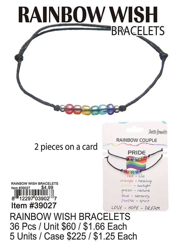 Rainbow Wish Bracelets