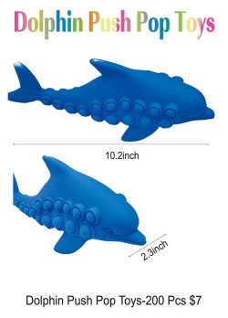 Dolphin Push Pop Toys