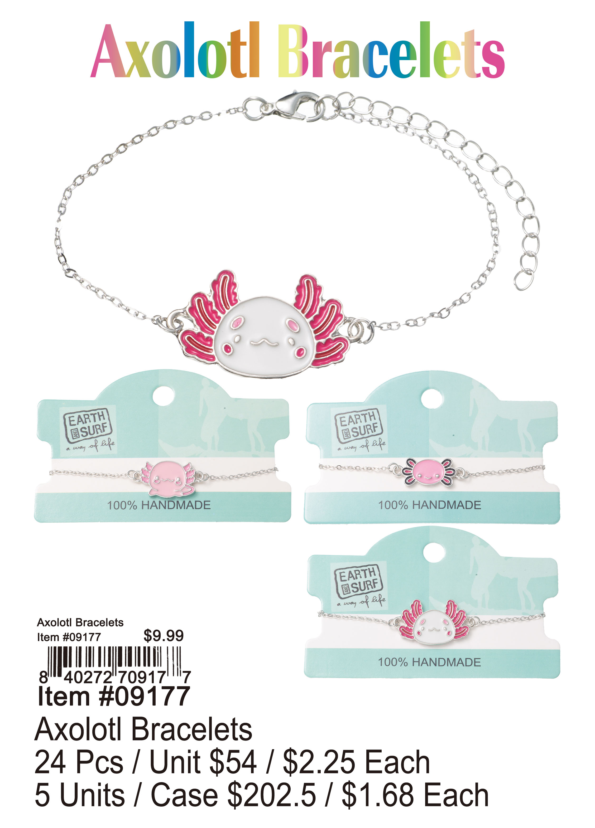 Axolotl Bracelets