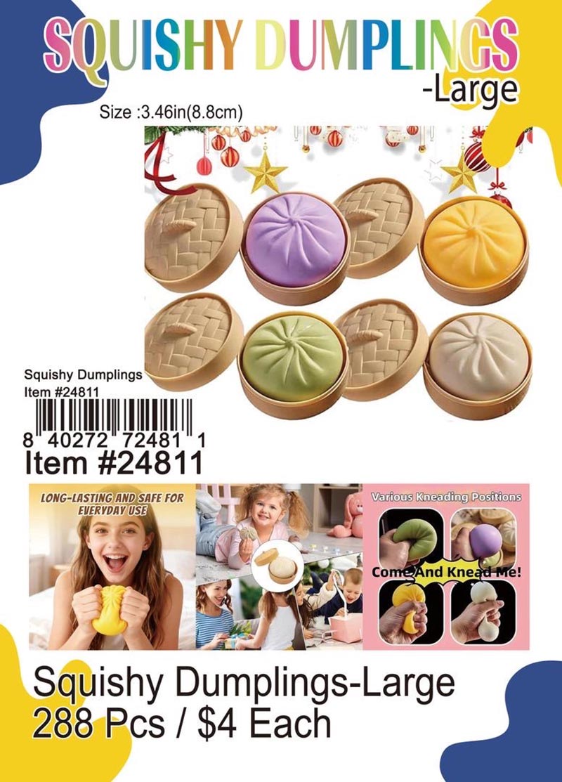 Wholesale Squishy Dumpling - Large