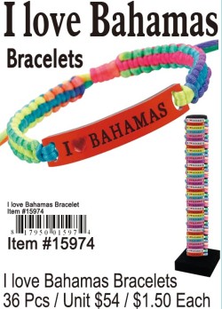 I Love Bahamas Bracelets