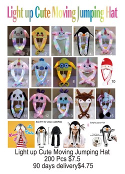 Super Light Up Cute Moving Jumping Hat 2