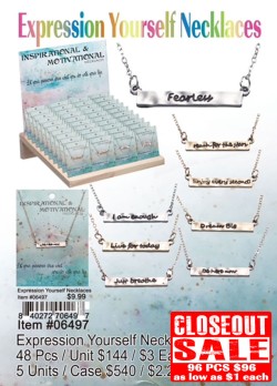 Expression Yourself Necklaces