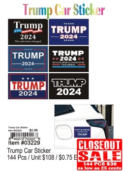 Trump Car Stickers