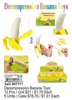 Decompression Banana Toys