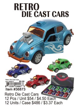 Retro Die Cast Cars
