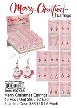 Merry Christmas Earrings