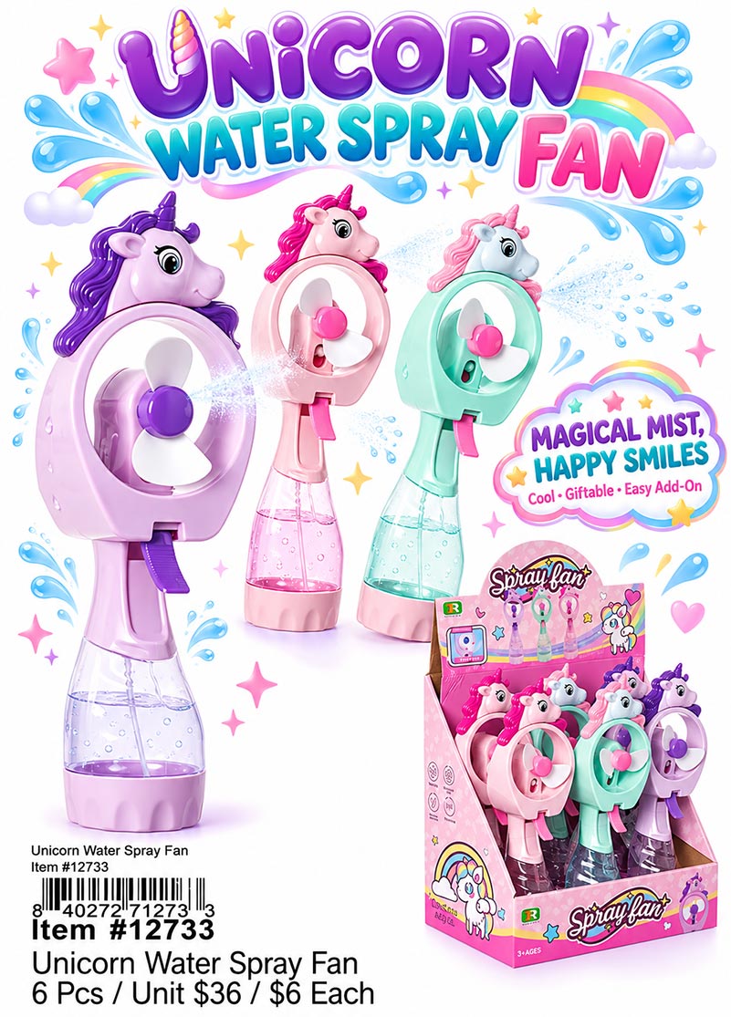 Unicorn Water Spray Fan