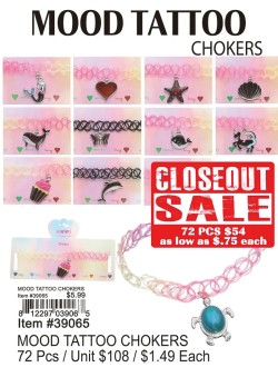 Mood Tattoo Chokers