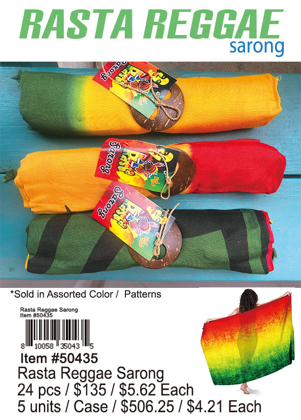 Rasta Reggae Sarong
