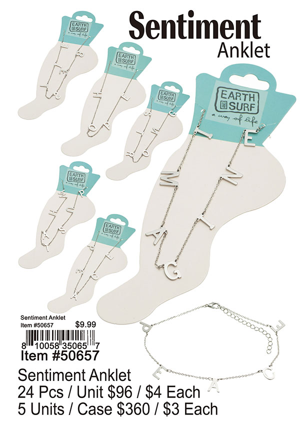Sentiment Anklet