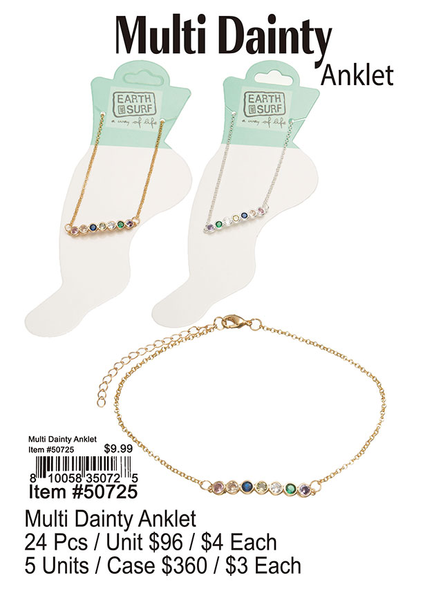 Multi Dainty Anklets