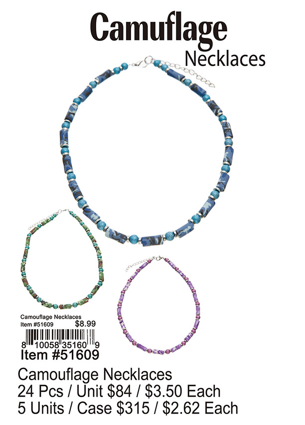 Camouflage Necklaces