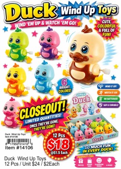 Duck Wink Up Toys