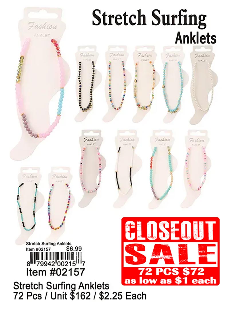 Stretch Surfing Anklets
